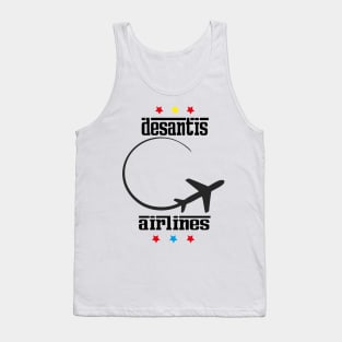 desantis airlines t-shirt design Tank Top